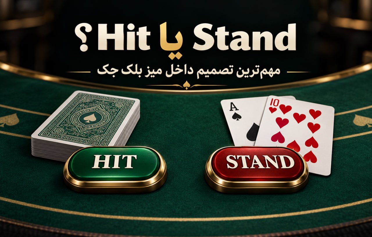 Hit یا Stand؟ مهم ترین تصمیم داخل میز بلک جک